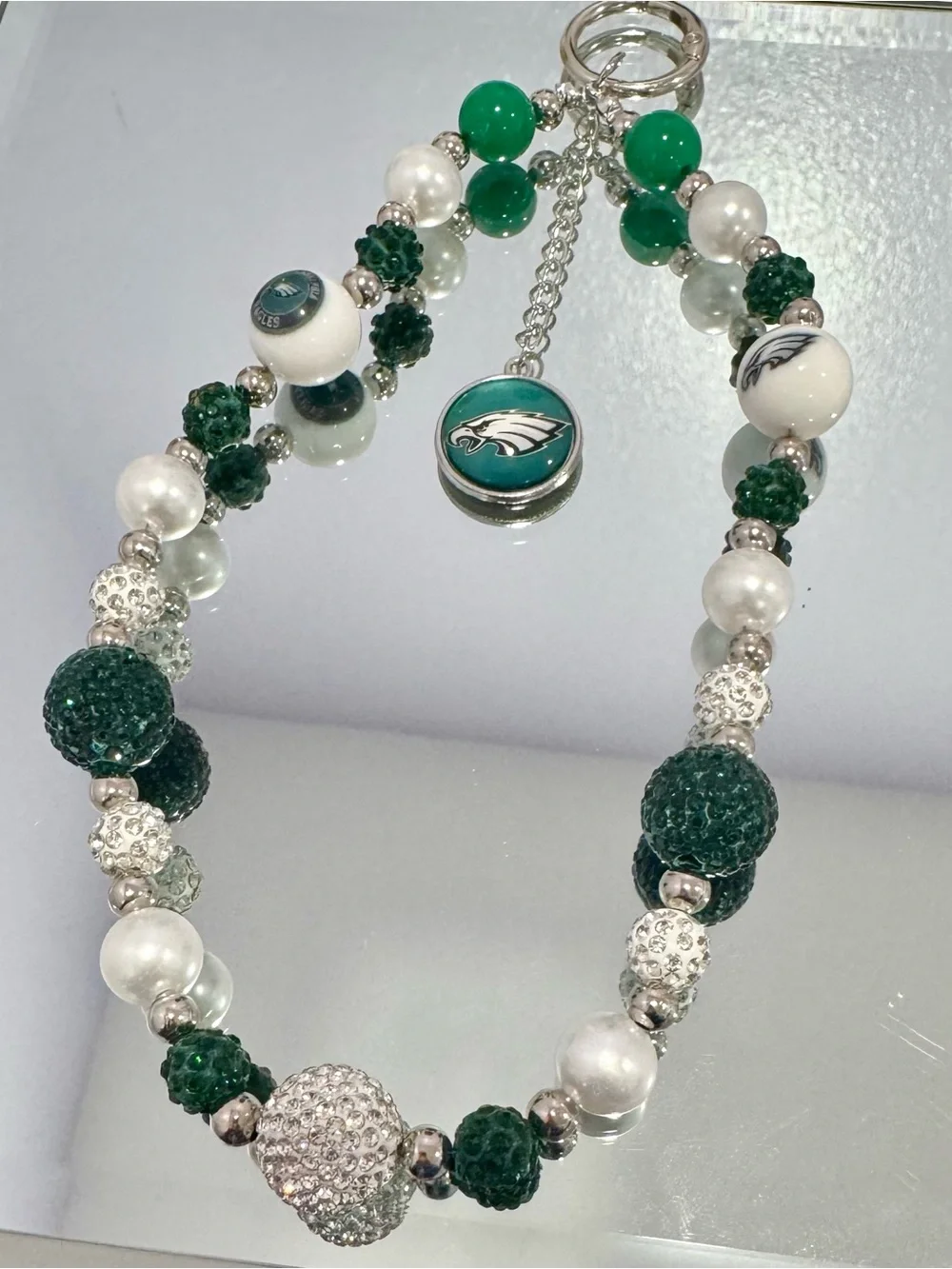 New Eagles Crystal Embellished Phone Chain